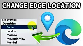 How to change location in Microsoft Edge browser  Change Edge location [upl. by Erma640]