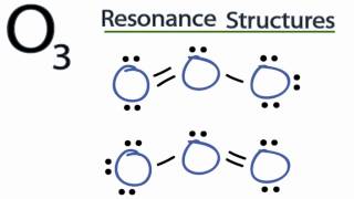 O3 Resonance Structures Ozone [upl. by Herald620]