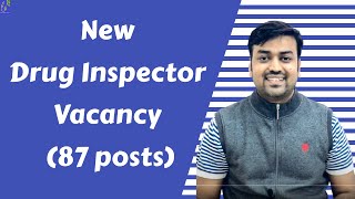 New Drug Inspector Vacancy 87 posts  MPSCDrug Inspector Vacancy Details [upl. by Arahc347]