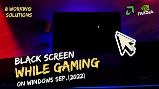 How To Fix Screen Going Black While Gaming  BlackScreen While Gaming 2023 [upl. by Annoeik]