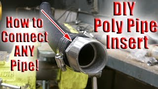 How to Connect Poly Pipe to ANYTHING using Barbed Fittings [upl. by Hailat930]