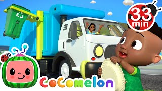 Wheels on the Recycling Truck  More CoComelon Nursery Rhymes amp Kids Songs [upl. by Giustino]