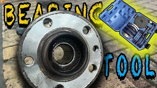 Wheel Bearing Removal Trick  How To Remove Wheel Bearing GEN2 [upl. by Whipple]