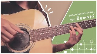 Hivi  Remaja Original guitar chord tutorial [upl. by Siravat875]