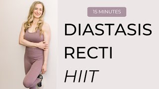 Diastasis Recti HIIT Workout  low impact  safe for diastasis recti Csection and beginners [upl. by Mickey]