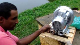 Como instalar compressor de ar ou soprador para piscicultura e aquicultura Brasil Piscis  Vídeo 18 [upl. by Krahling83]