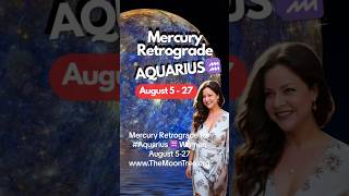 AQUARIUS ♒️ Women in Mercury Retrograde • Astrology Horoscope August 527 2024 [upl. by Ylnevaeh]