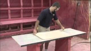 How to install Acrylic Sink in Laminate  Standard Method  Karran Sink  Karran USA [upl. by Eldin]