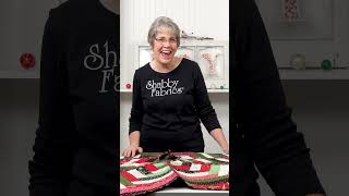 DIY A Quilt As You Go Tree Skirt christmasdiy sewing shabbyfabrics [upl. by Mackenie]