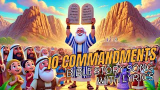 10 commandments Bible story song for kids [upl. by Swart118]