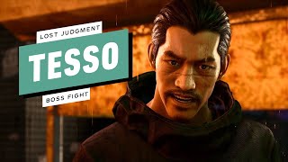 Lost Judgment Gameplay Walkthrough  Boss Fight  Tesso amp The Yokohama Liumang Chapter 4 [upl. by Ahsenek468]