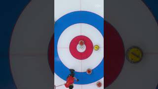 The emotion of a winning shot in curling 🙌🥌 [upl. by Lind]