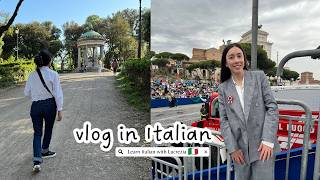 Italian vlog momenti di vita a Roma il 2 giugno vi consiglio un libro Subtitles [upl. by Nothsa]