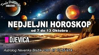 Nedeljni horoskop od 7 do 13 Oktobra  Prekretnica za mnoge [upl. by Sachsse862]