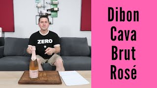 Dibon Cava Brut Rosé Wine Review [upl. by Burrton464]