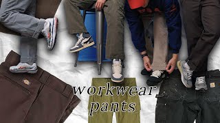 Must Have Workwear Pants Carhartt Carpenter Dickies 874 Wrangler Cargo [upl. by Chirlin]