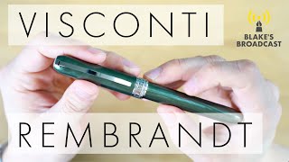 Visconti Rembrandt Fountain Pen Review [upl. by Bearce845]