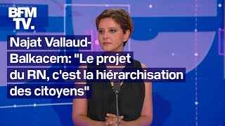 Linterview de Najat VallaudBalkacem en intégralité [upl. by Enaasiali]