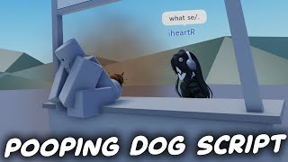 FE Pooping Dog Script  ROBLOX EXPLOITING [upl. by Werdma]