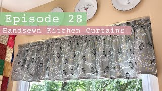 How to sew a curtain valance  Easy Curtains  Sewing Curtains [upl. by Ennovahc]