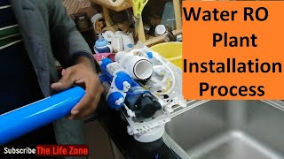 Water RO Plant How To Installation  Mini Reverse osmosis plant For Home [upl. by Anuahs]