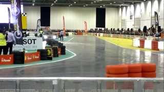 The Stig Drifts Mercedes SL63 AMG R230 At Top Gear Live [upl. by Ynaffad293]