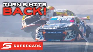 MASSIVE Crash Red Flags Boost Qualifying  VAILO Adelaide 500  2024 Repco Supercars Championship [upl. by Elmina139]