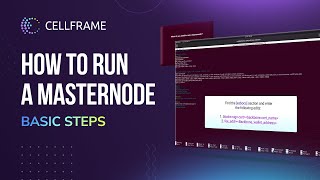 How to run a master node Basic steps [upl. by Imak]