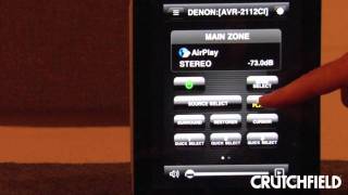 Denon Remote App demo from Denon training at Crutchfield [upl. by Kaylil]