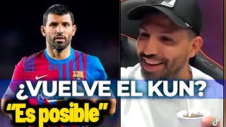 ¿EL KUN AGÜERO VUELVE AL FÚTBOL Un audio de su cardiólogo ilusiona a todos [upl. by Peedsaj]