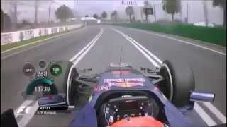 F1 2014 Daniil Kvyat Onboard Melbourne [upl. by Aldora140]