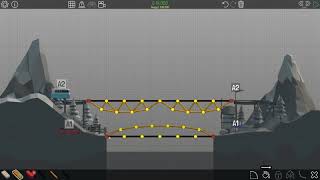 Poly Bridge 112 Double Decker HIGH RANK SOLUTION [upl. by Ruffo]