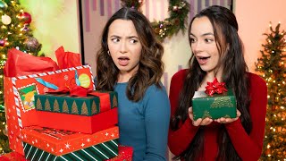 Twins Swap Christmas Gifts  Merrell Twins [upl. by Dnalhsa]