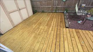 How To Seal A Deck With Thompsons Water Seal [upl. by Narud]