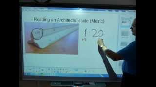 Read an Architects scale decimal [upl. by Eneirda830]