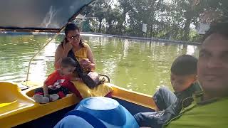 Boating in water at borgaon water park [upl. by Ynohtnad]