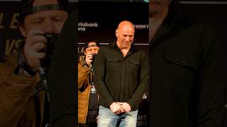 🤣 FANS CHANT “OIL ME UP” AT DANA WHITE [upl. by Haggerty]