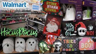 WALMART DOLLAR SHOP  HALLOWEEN amp NEW CHRISTMAS ARRIVALS [upl. by Bearnard]