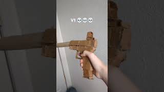 Glock 17 V1 vs V2 cardboardgun cardboardcraft [upl. by Anigal]