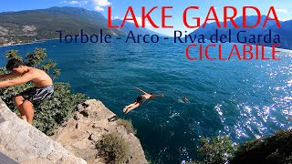 Lago di Garda ciclabile del Sarca Torbole Arco e Riva del Garda [upl. by Ytinav]