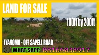 LAND FOR SALE IN BENIN CITY EDO STATE  NIGERIA  IYANOMO OFF SAPELE ROAD [upl. by Netsriik614]