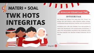 MATERI DAN SOAL TWK INTEGRITAS  TWK CPNS 2024 [upl. by Dugaid]