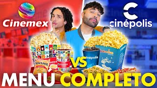 ¿CUÁL ES EL MEJOR PROBAMOS EL MENÚ COMPLETO DE CINEMEX Y CINEPOLIS CLÁSICOS LOS RULÉS [upl. by Koh315]