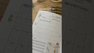 how to create an august calendar in your bullet journal 🌿 [upl. by Naimaj]