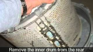 How to change the Drum Bearings and Bearing Seal on a Hotpoint Washing Machine [upl. by Treiber]