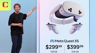 Mark Zuckerberg Reveals the Meta Quest 3S VR Headset at Meta Connect 2024 [upl. by Jefferson]