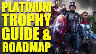 Marvels Avengers Platinum Trophy walkthrough Guide and Roadmap Spoiler Free  PlayStation 4 [upl. by Krik]