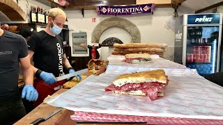 ALL’ANTICO VINAIO FIRENZE 🇮🇹 street food Italia [upl. by Terrill591]