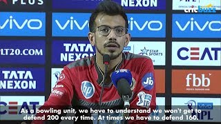 As a bowling unit we have to understand we wont get to defend 200 every time  Yuzvendra Chahal [upl. by Arammahs]