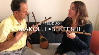 Makolli • Bekteshi ne Çifteli  Moj bardhokë flokëkurorë 2018 [upl. by Eniala632]